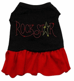 Rock Star Red Crystal Dress - Chicago English Bulldog Rescue - eBully Boutique
 - 1