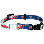 Chicago Cubs Collar - Chicago English Bulldog Rescue - eBully Boutique
 - 1